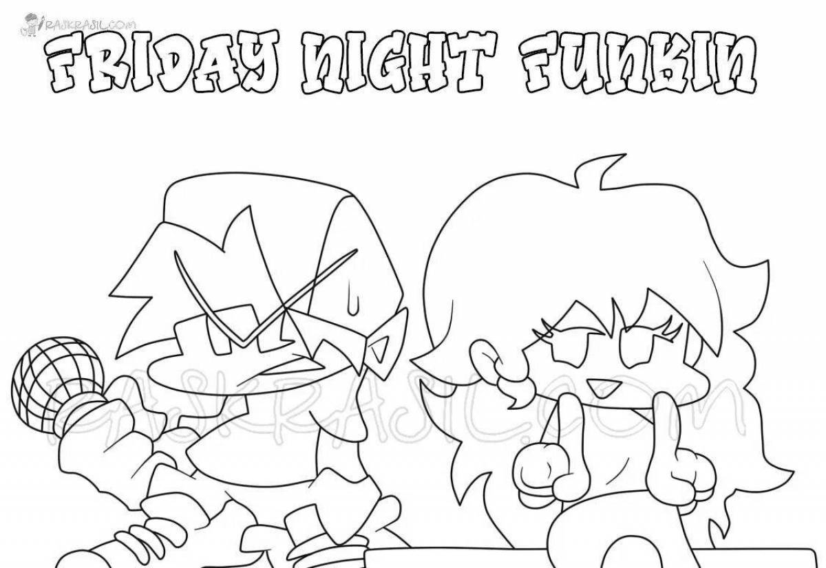 Раскраска Раскраска сияющая подруга