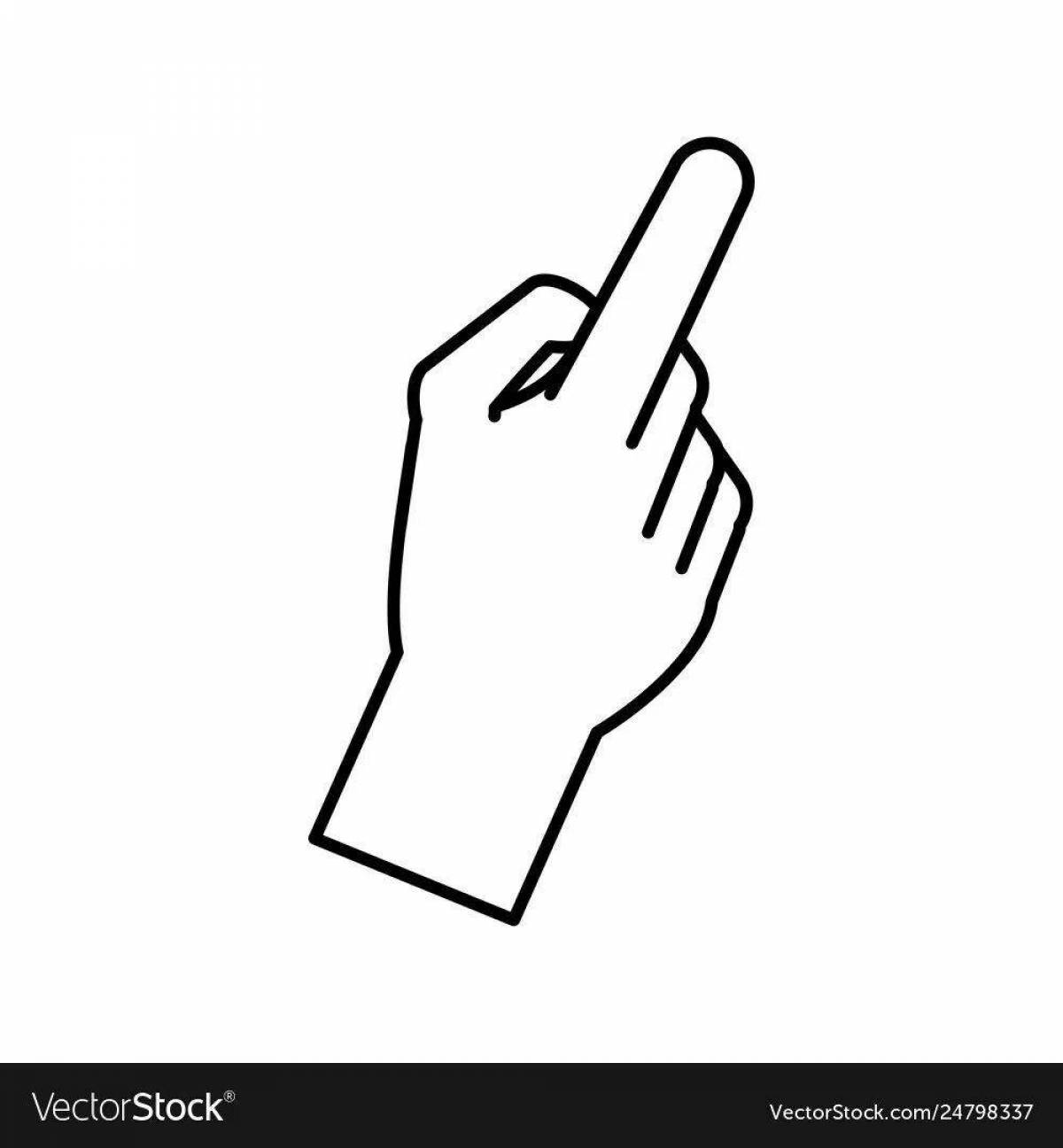 Creative finger painting