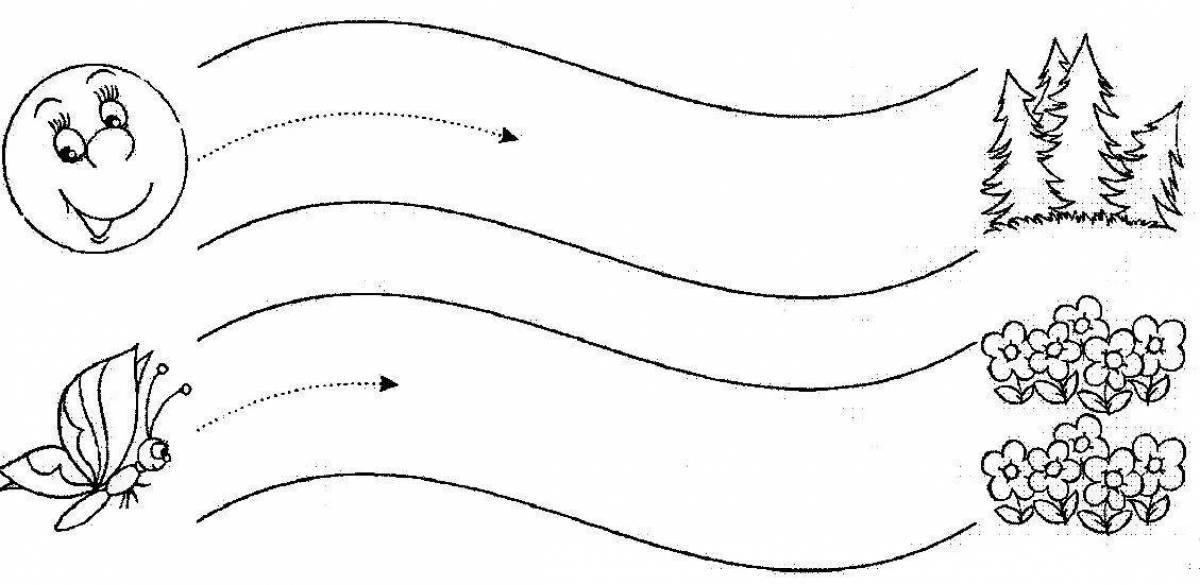 Fun track coloring page