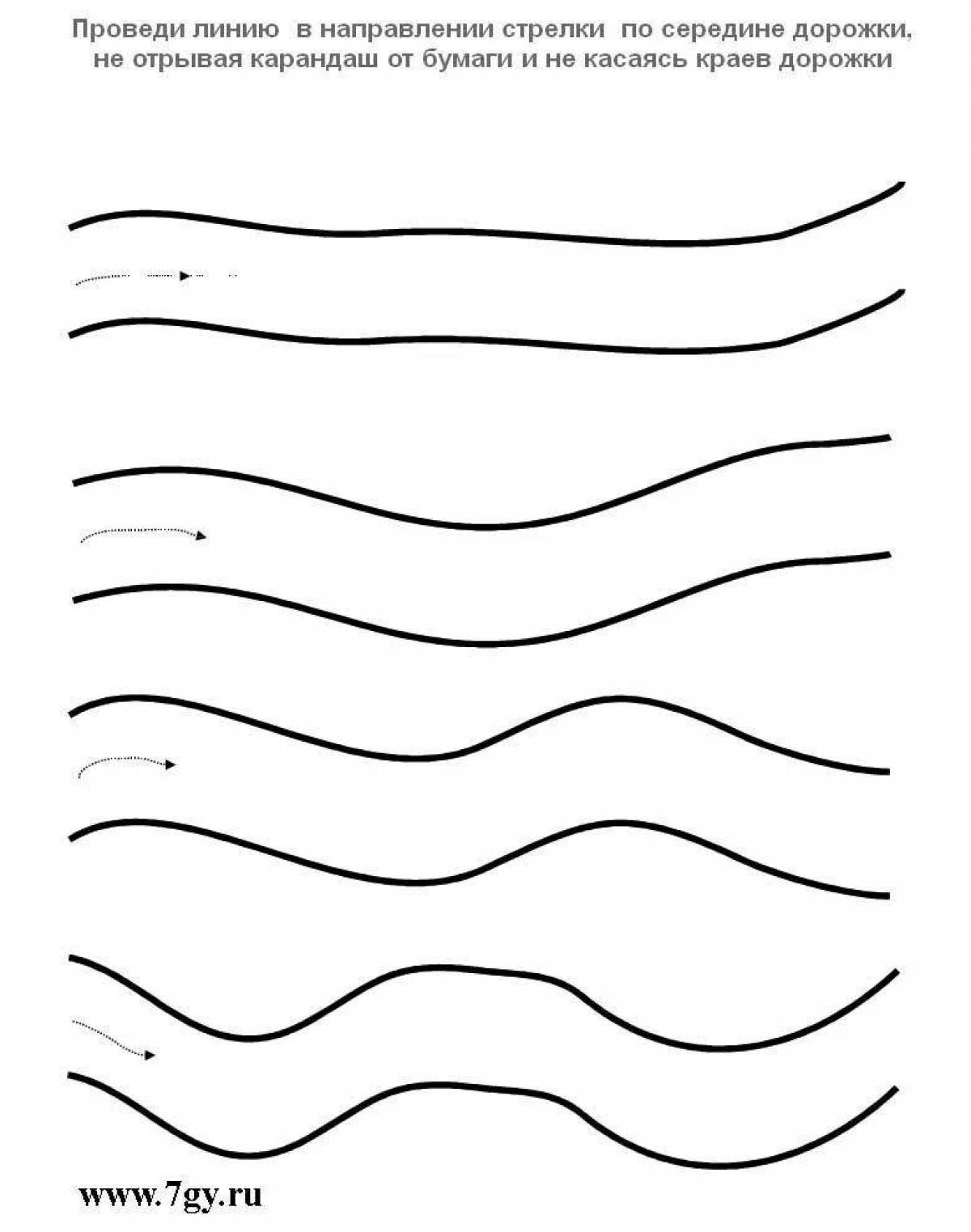 Glitzy track coloring page