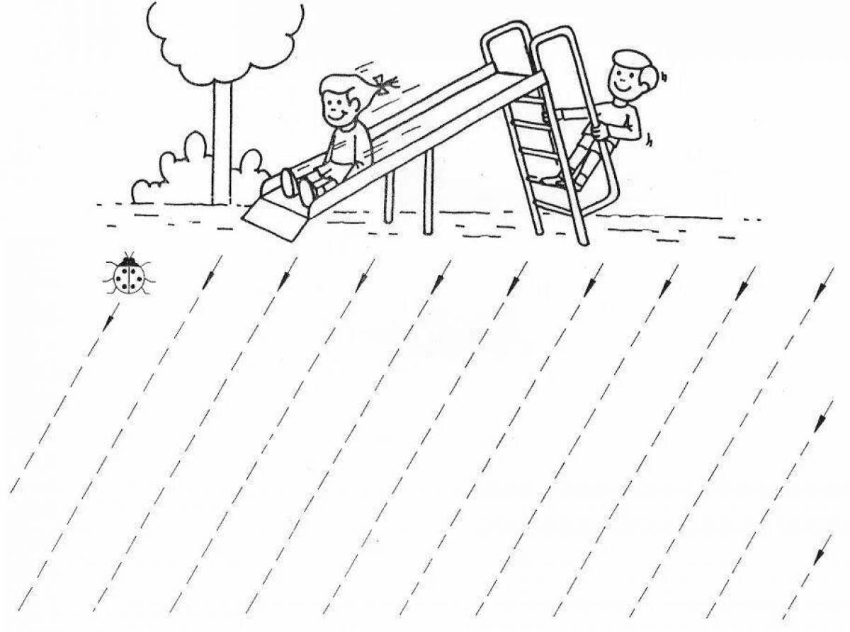 Coloring fairy track