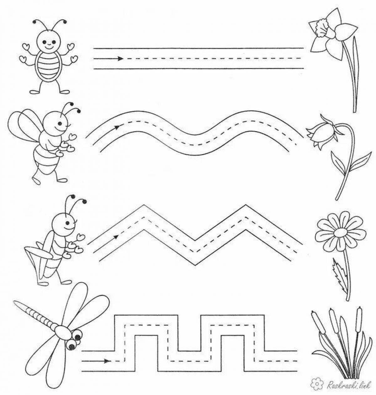 Adorable track coloring page
