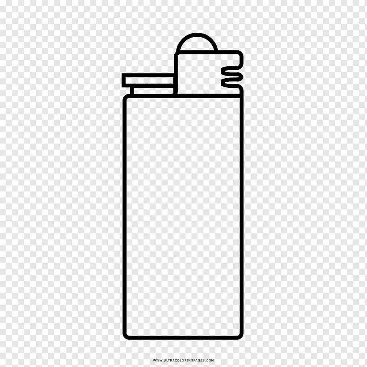 Charming lighter coloring book