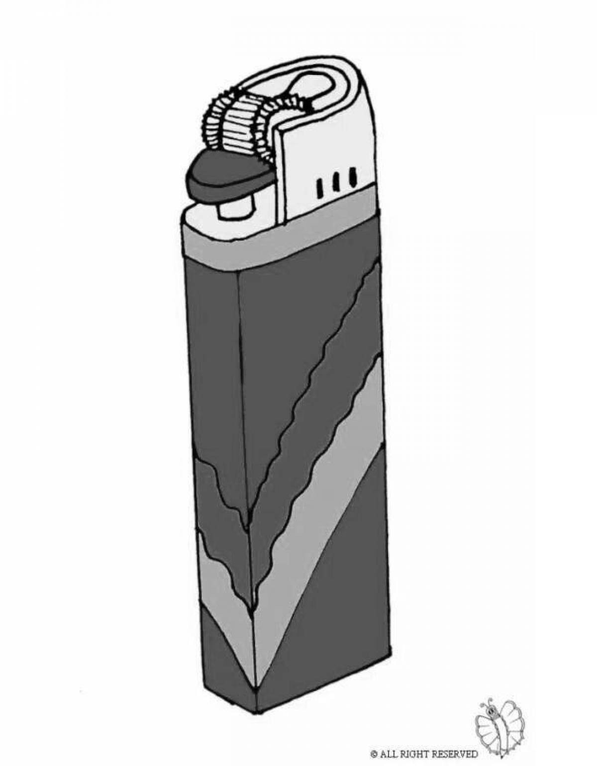 Amazing lighter for coloring