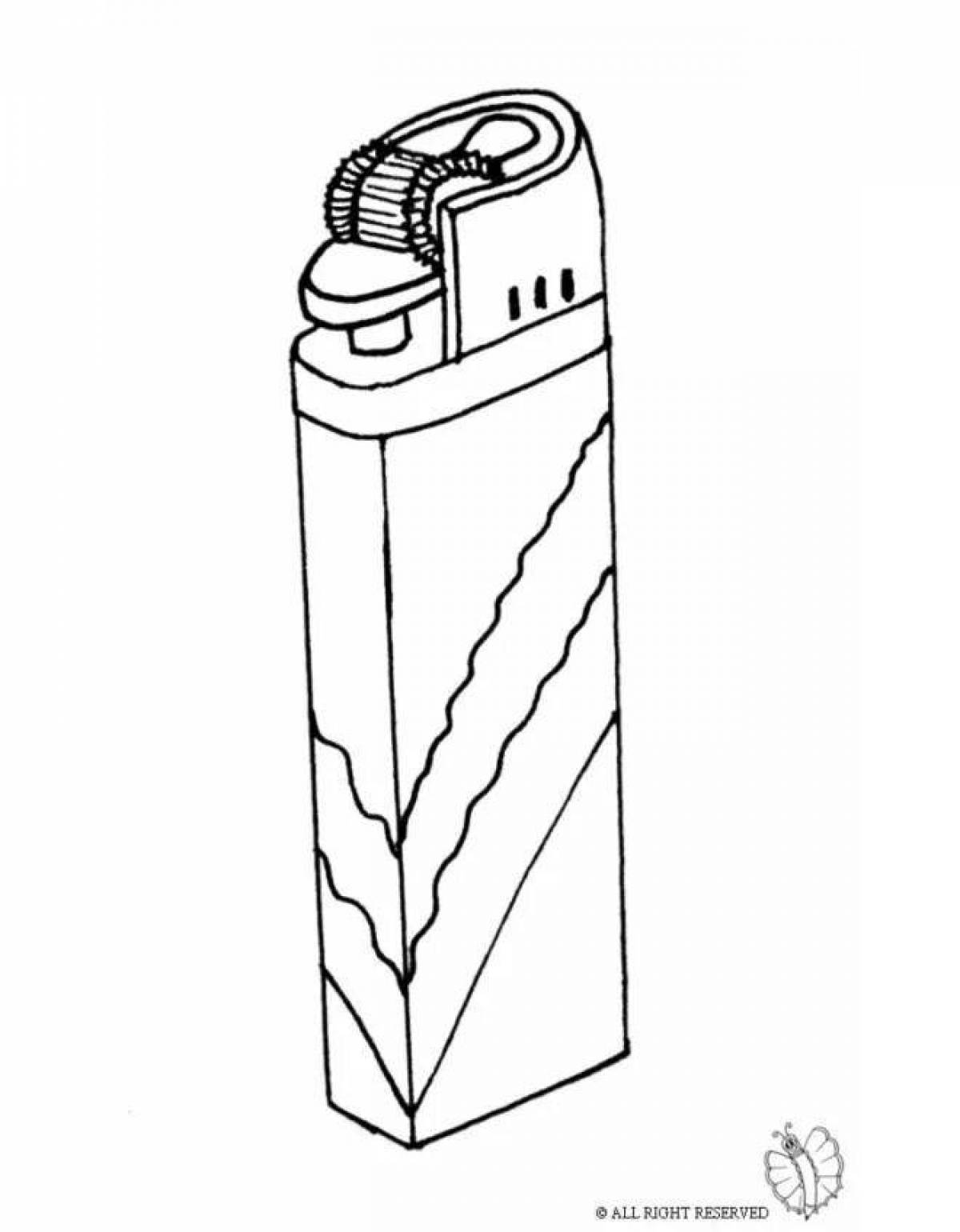 Уникальная зажигалка-раскраска