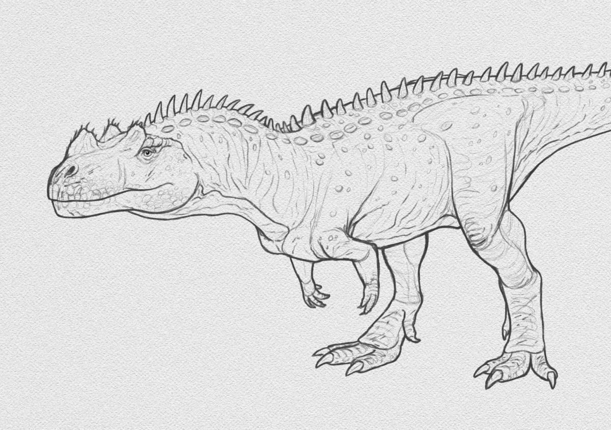 Раскраска зани цератозавр