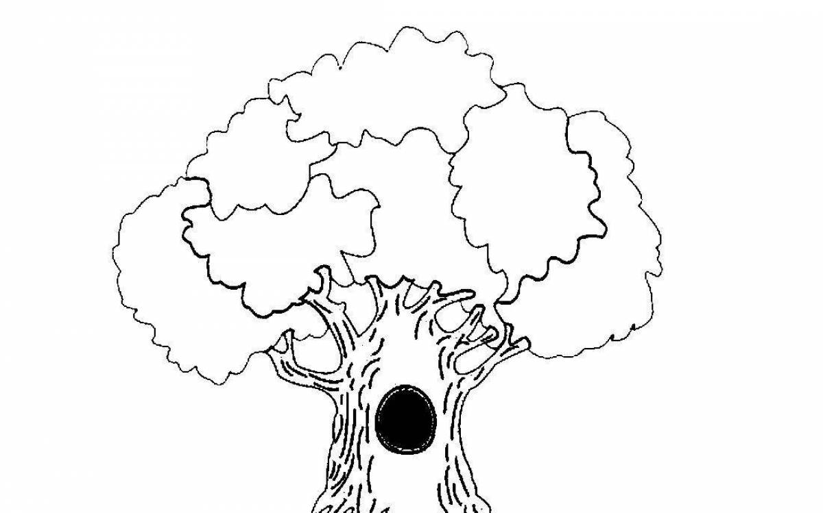 Violent emptiness coloring page