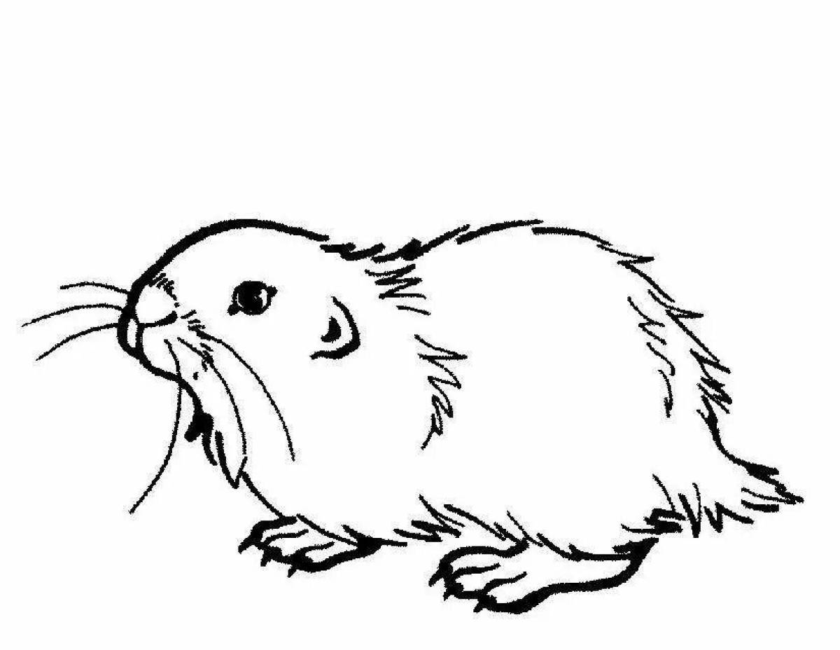 Coloring book brave lemming