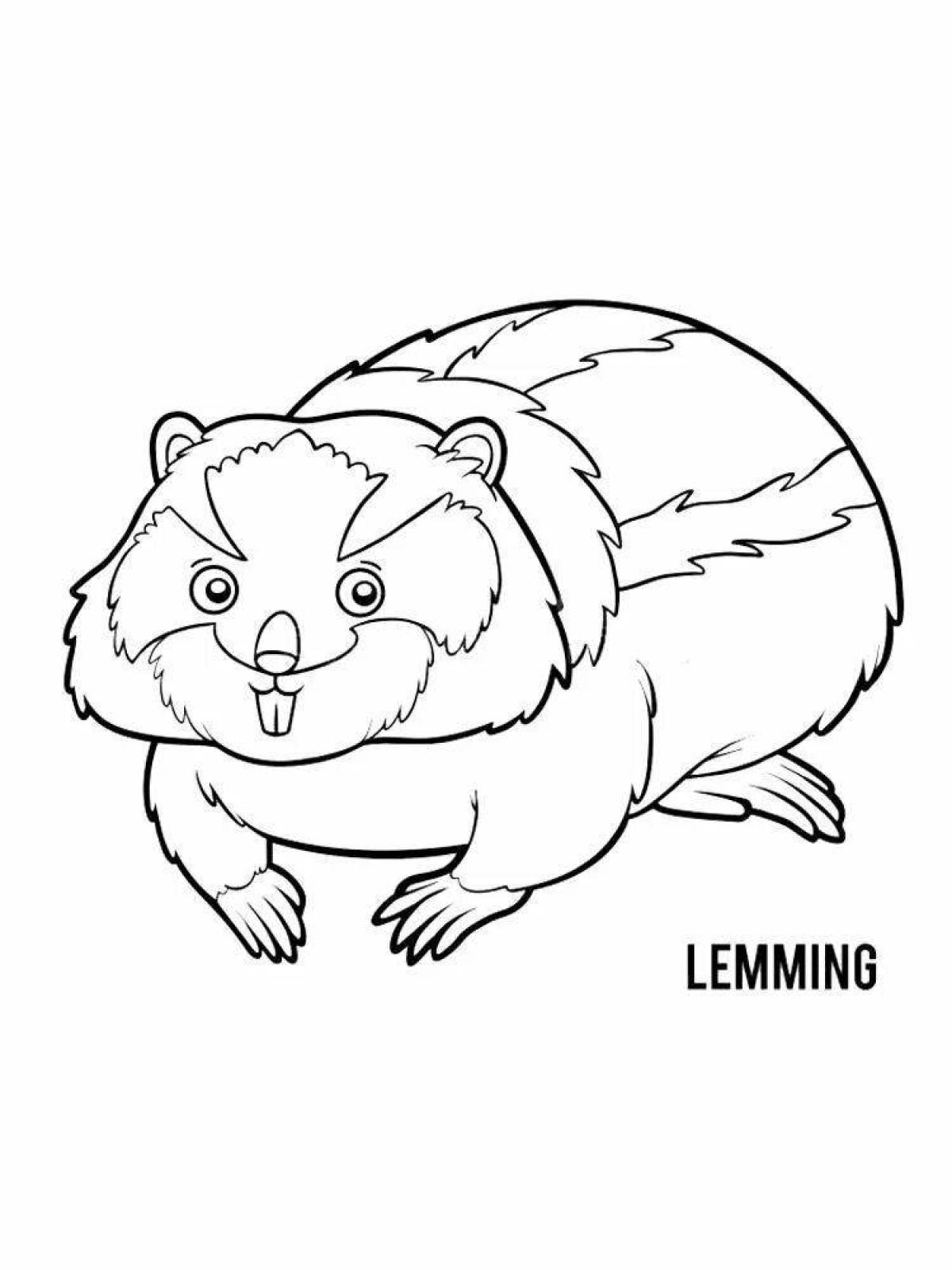 Coloring live lemmings