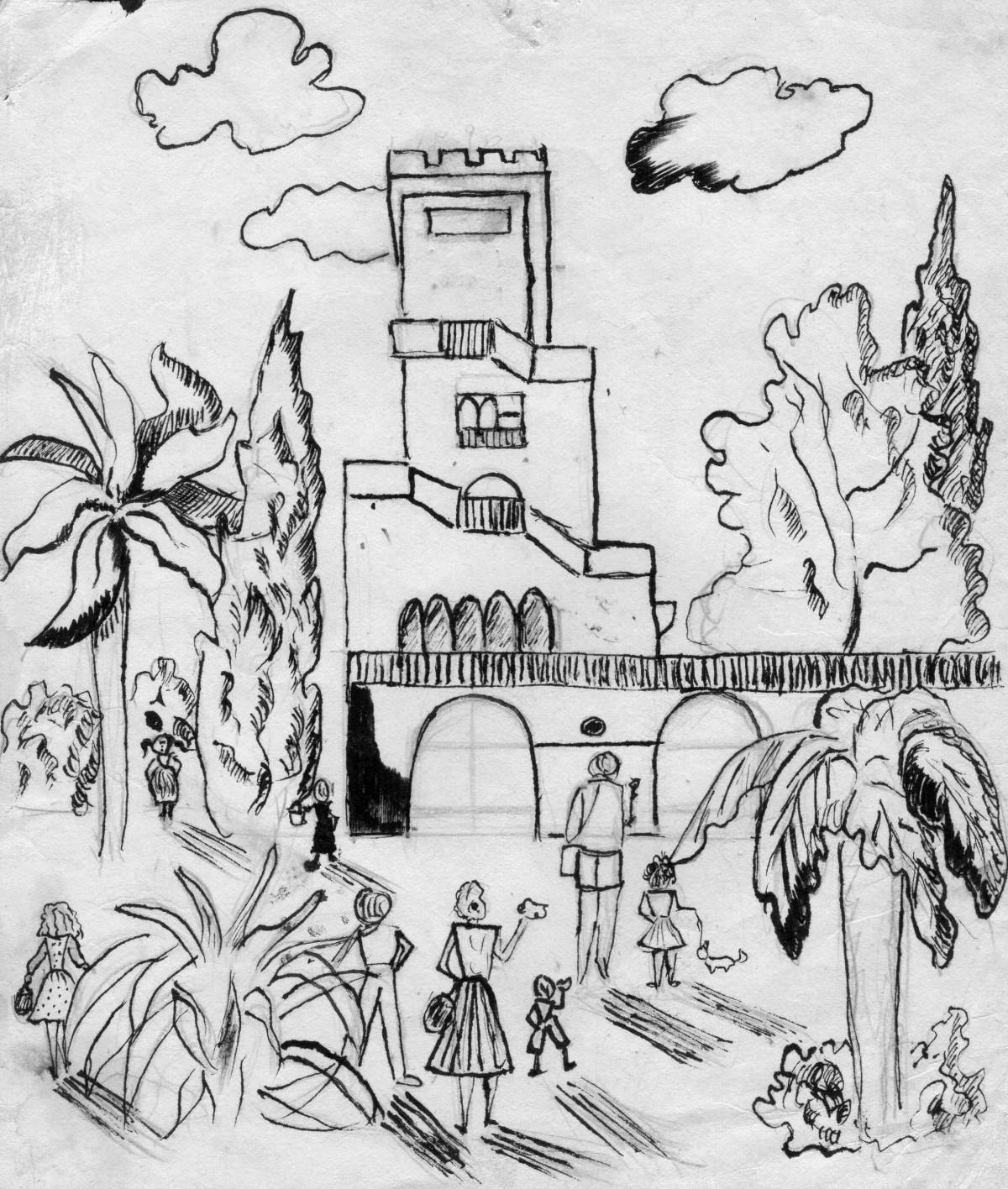 Coloring book Joyful Sochi