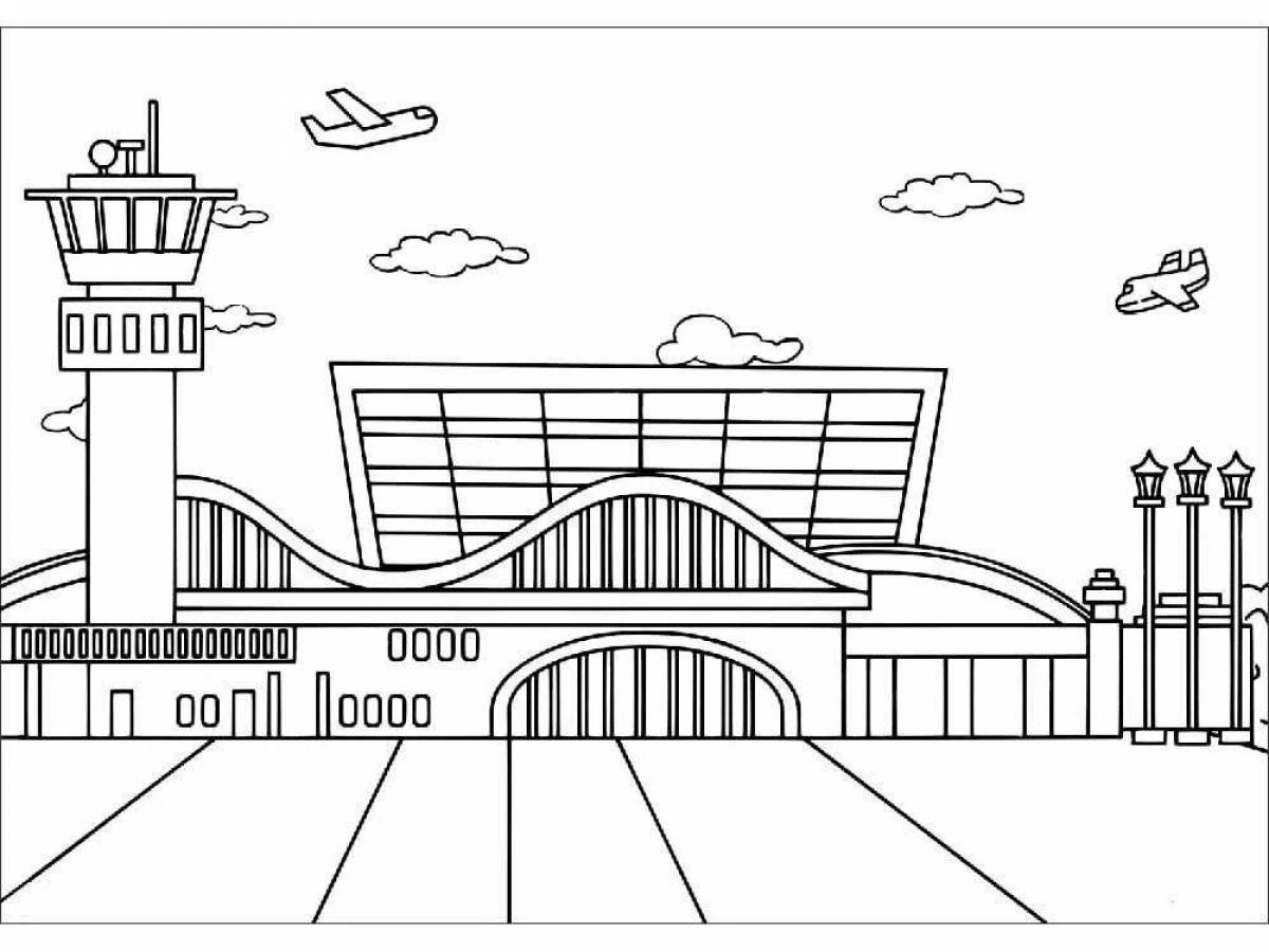 Coloring book fabulous Sochi