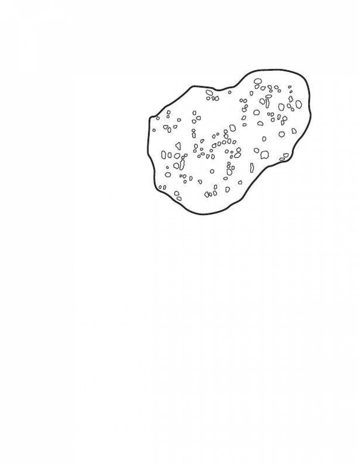 Exalted meteorite coloring page