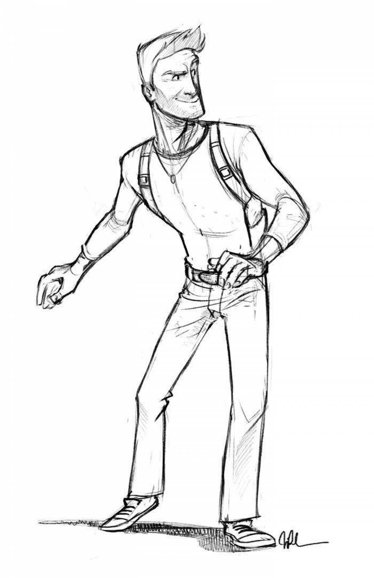 Раскраска majestic uncharted