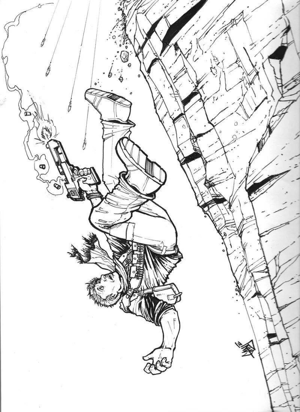 Uncharted awesome coloring book