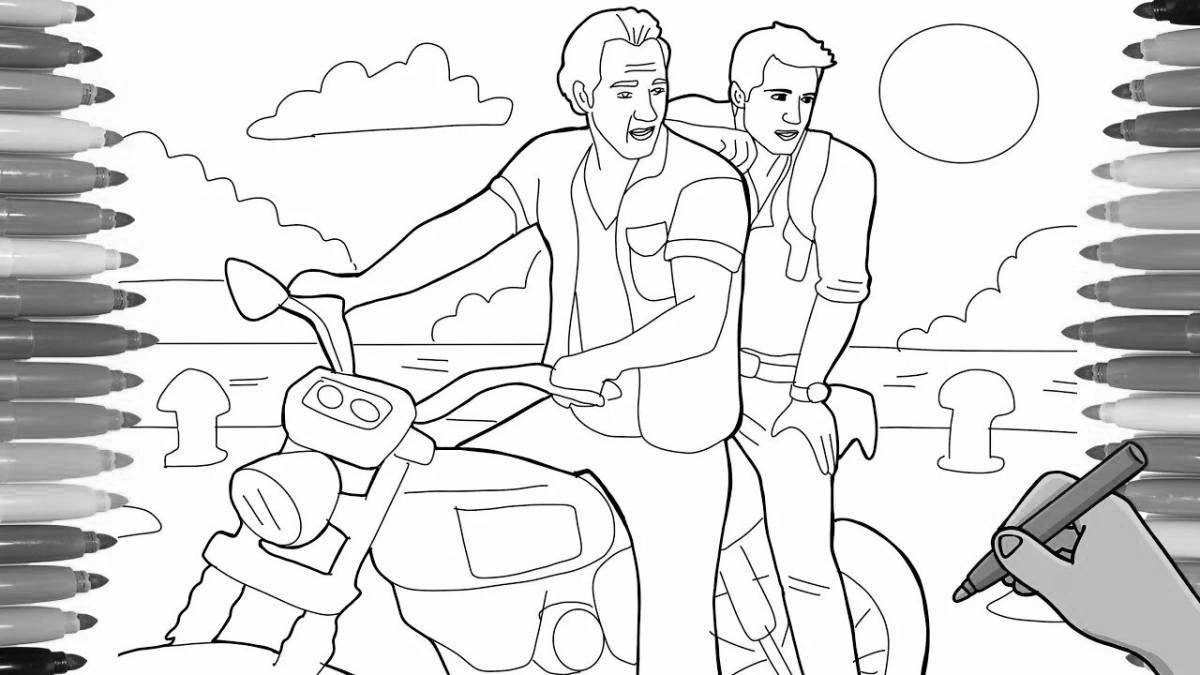 Shining Unexplored Coloring Page