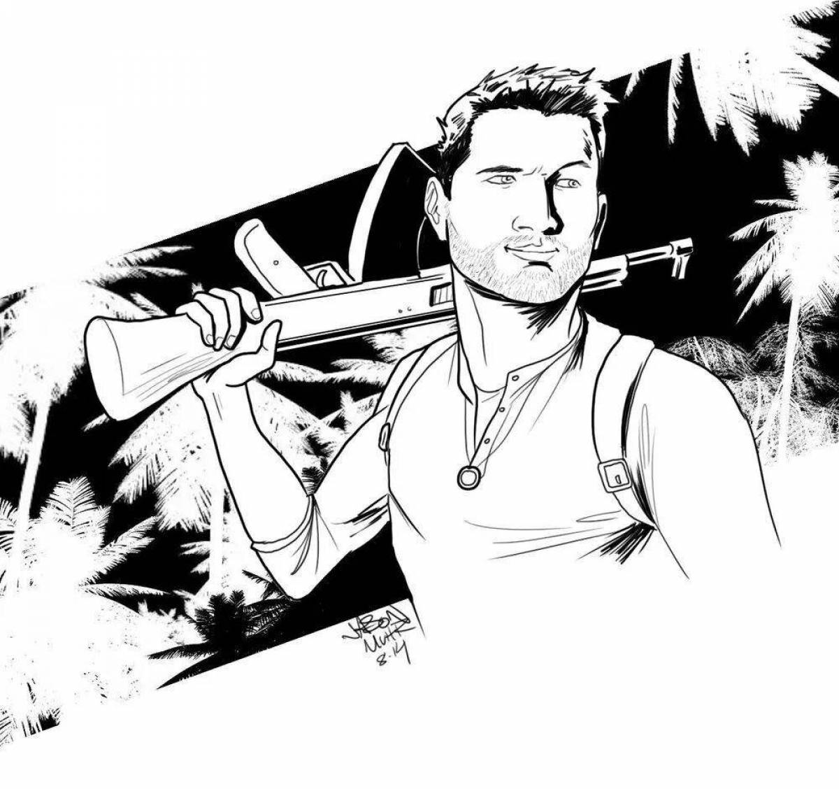 Fancy coloring uncharted