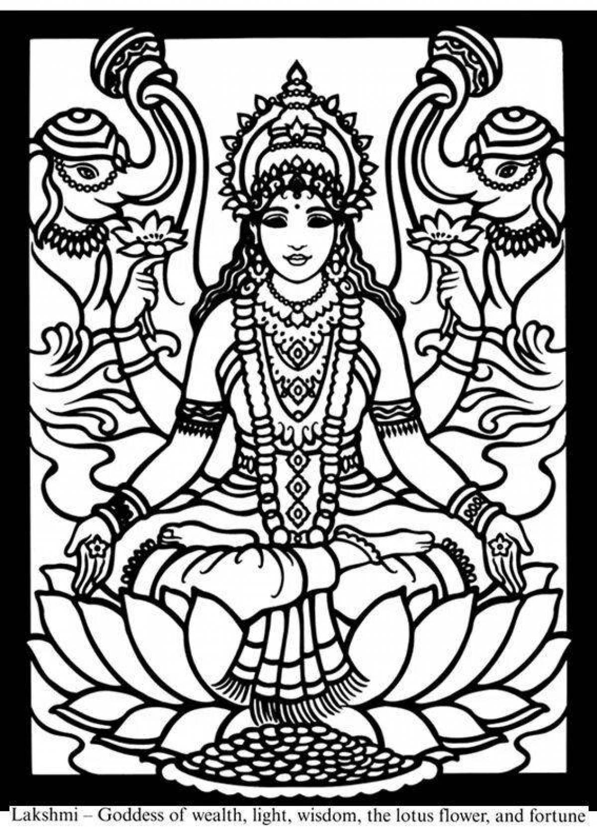 Adorable Indian coloring book