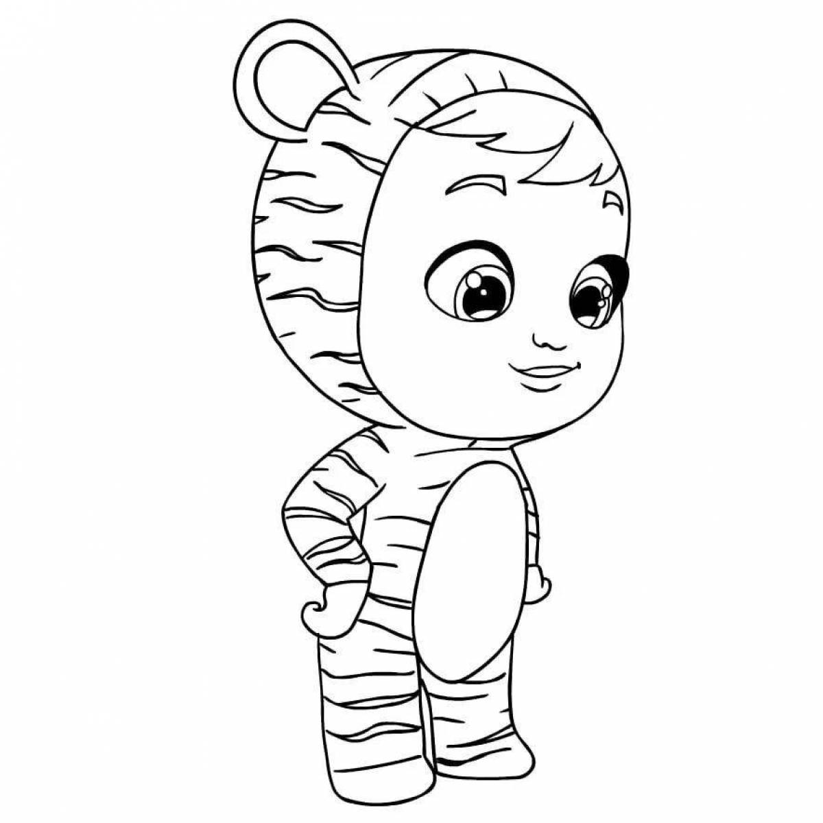 Loving baby coloring book