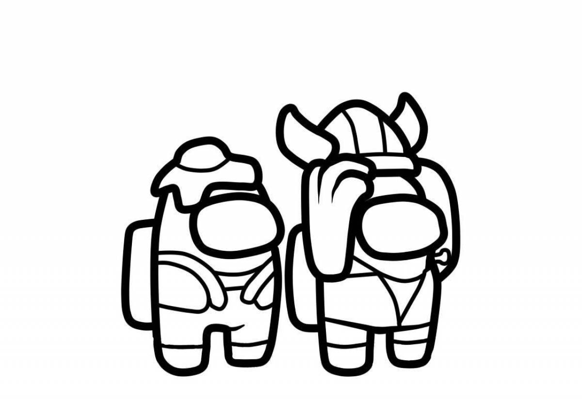 Раскраска Радостная раскраска аманго