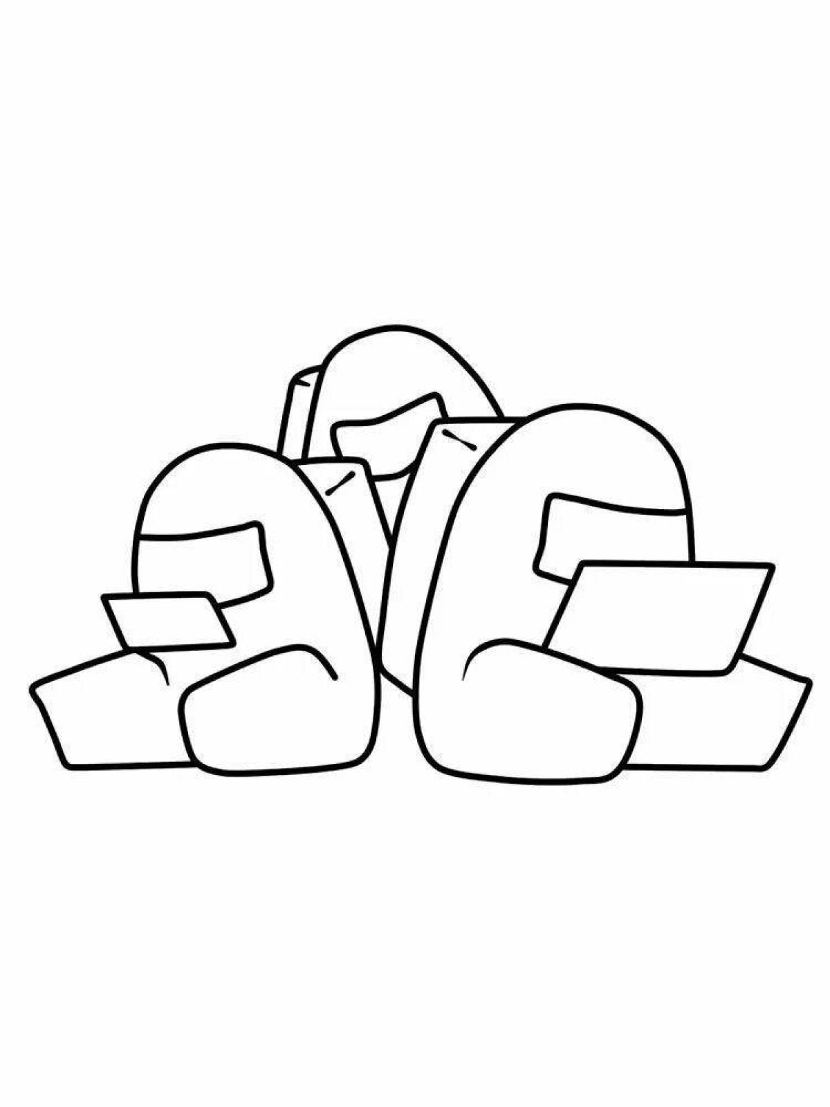 Раскраска Чудесная раскраска аманго