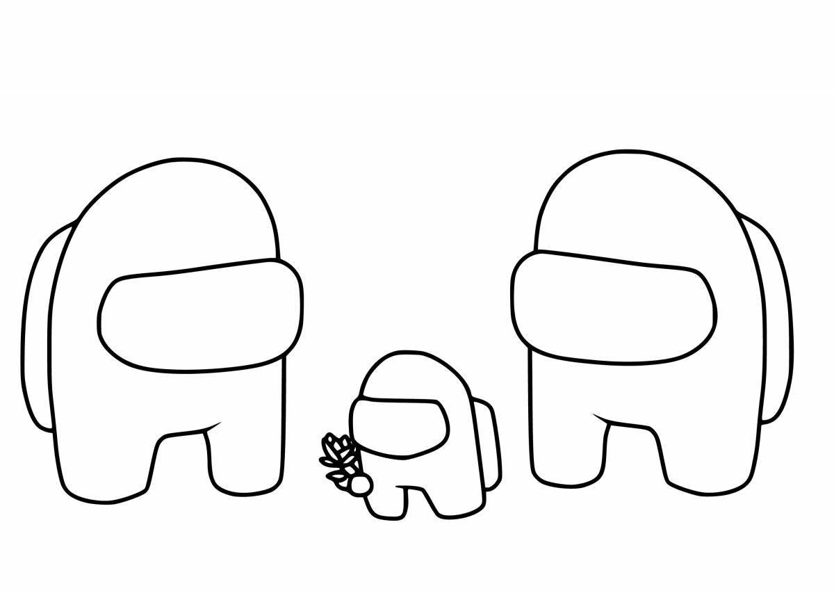 Раскраска Раскраска остроумный амангос