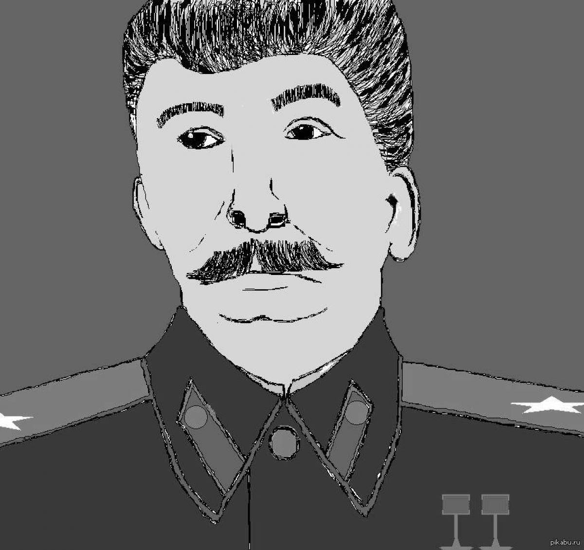 Great coloring stalin