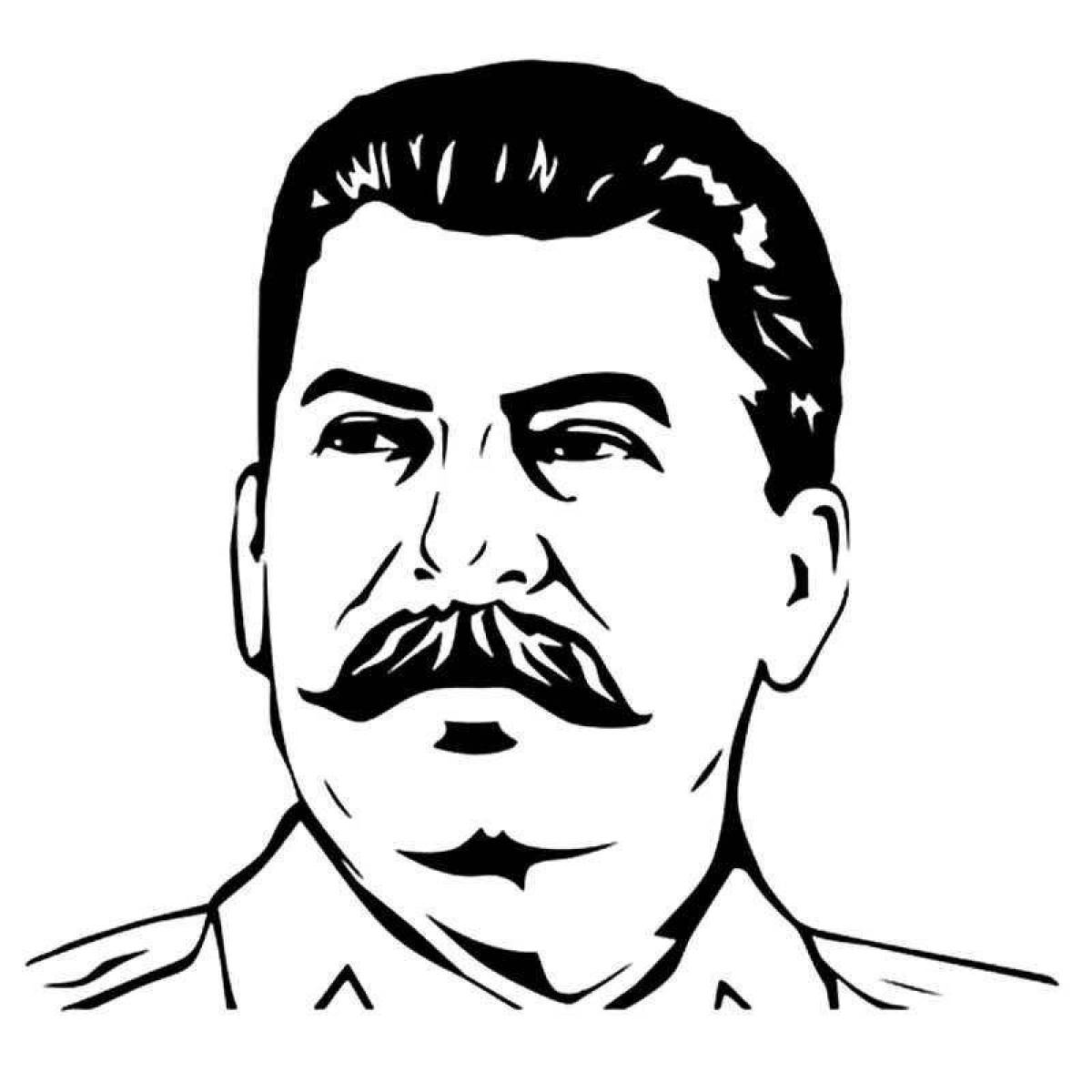 Exquisite Stalin coloring