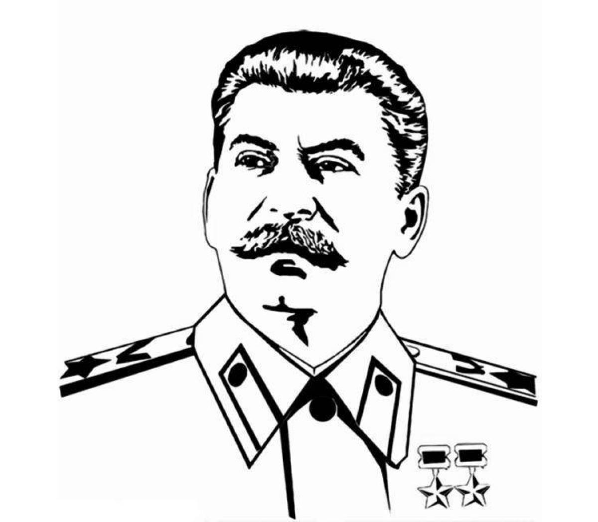 Stalin's fancy coloring