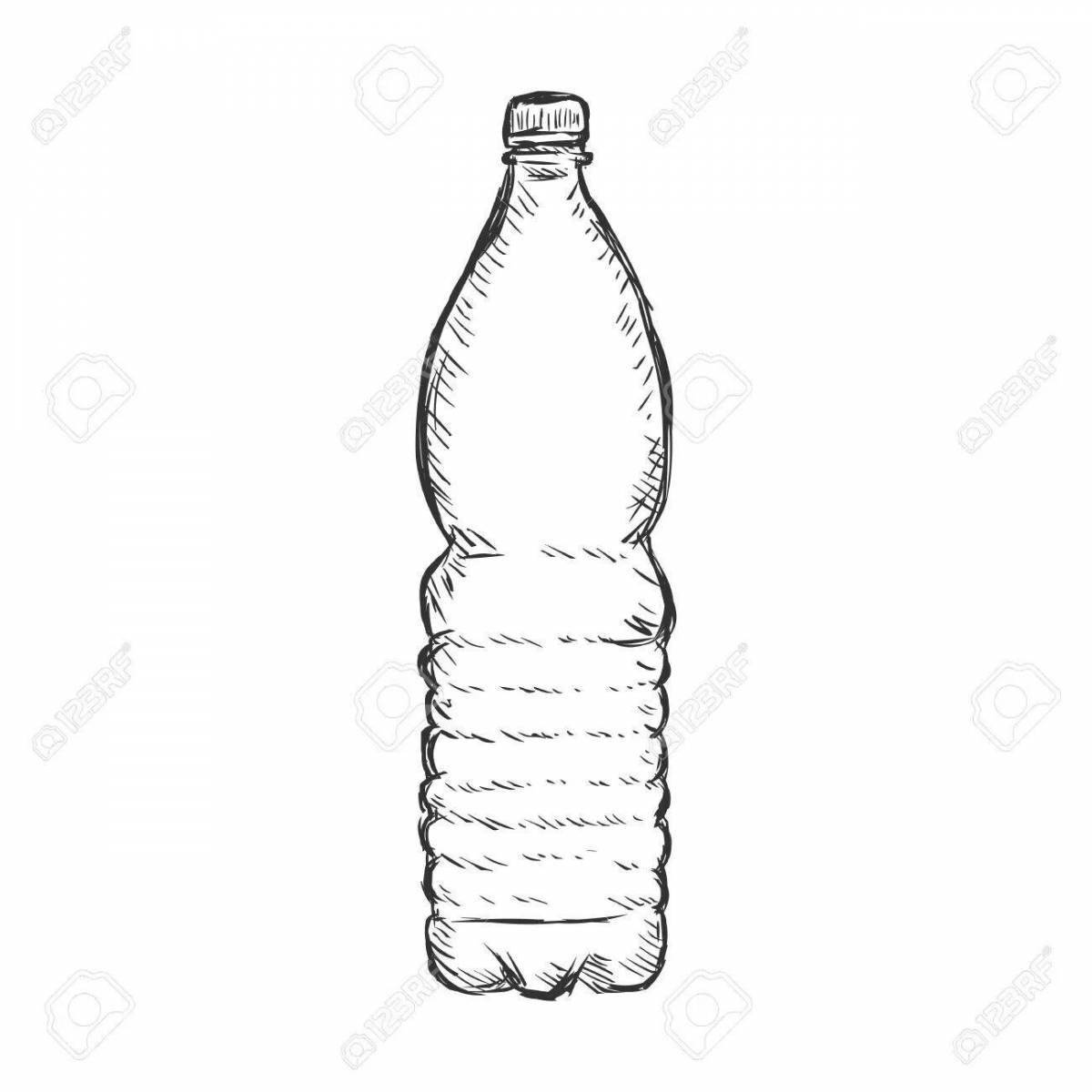 Наброски пластиковой бутылки