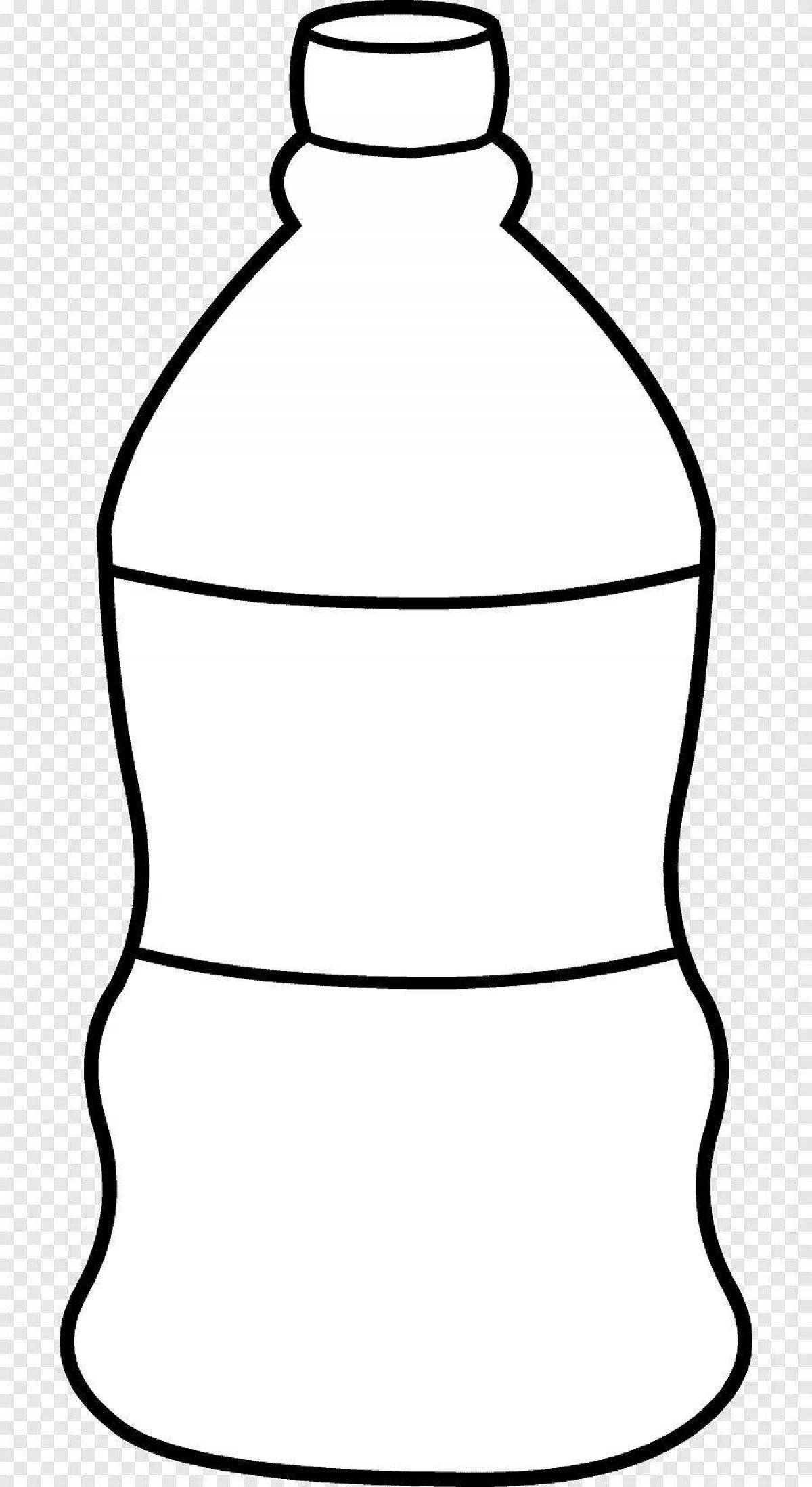 Контур пластиковой бутылки
