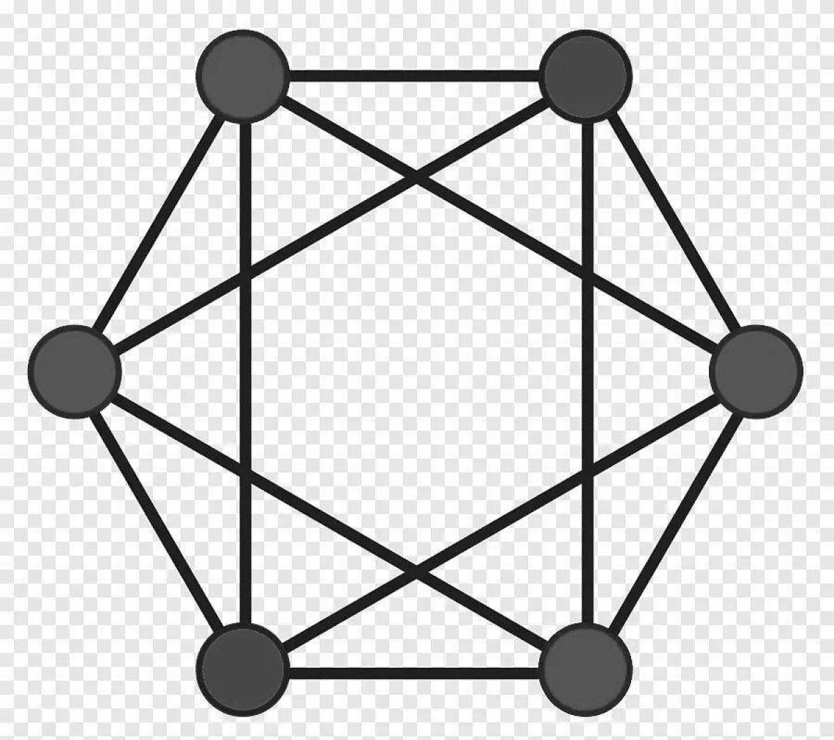 Playful coloring of the top of the page graph