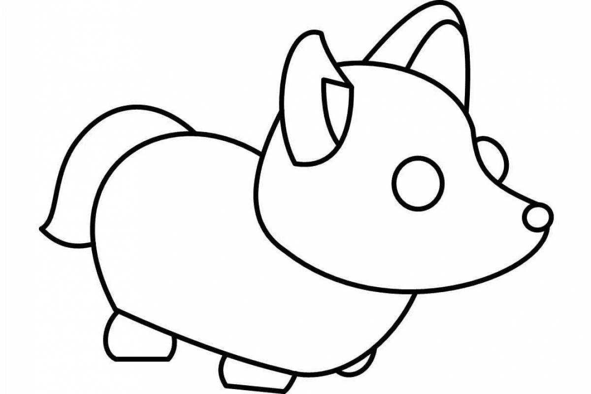 Adorable coloring book adopt mi