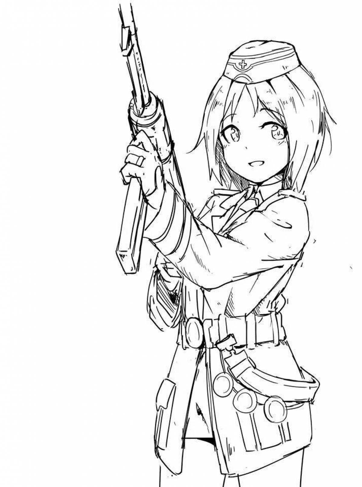 Раскраска Непрестанно борющиеся женщины раскраски