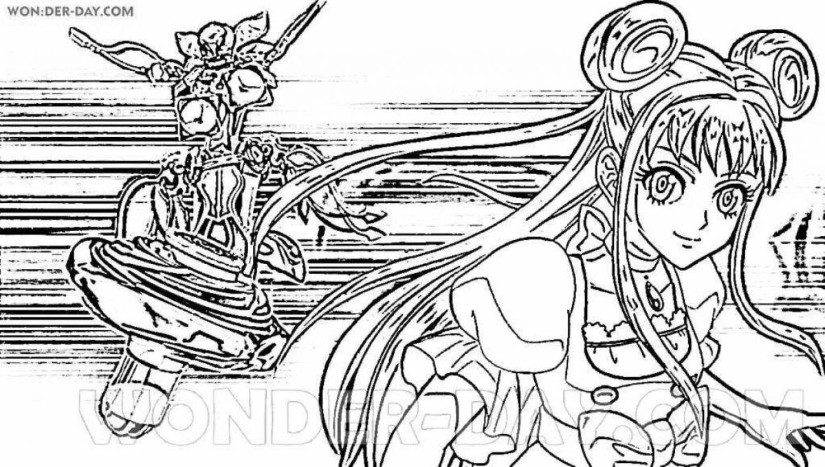 Brilliant infinity need coloring page