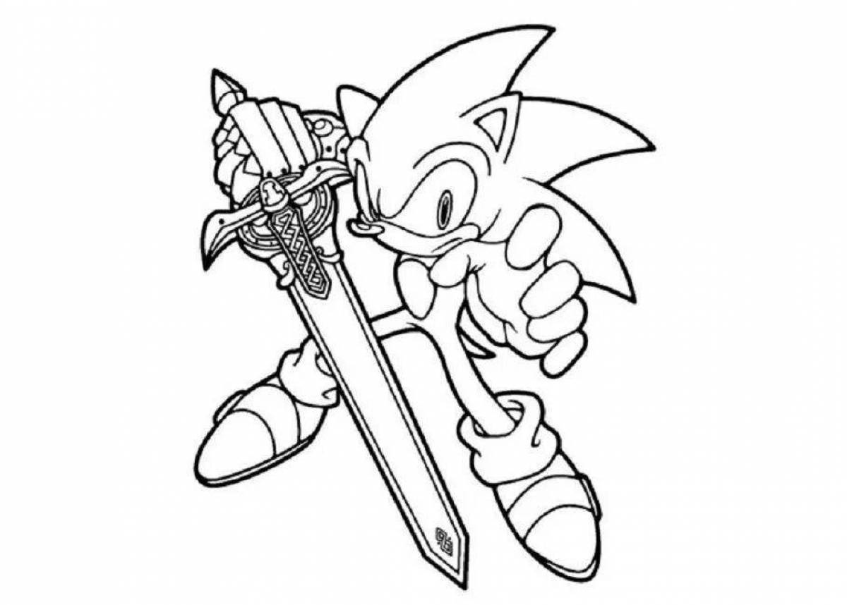 Sonic igzy amazing coloring book