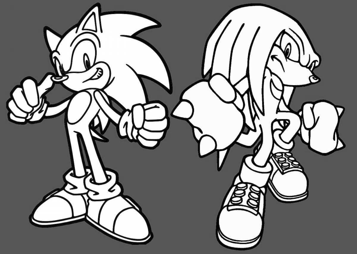 Sonic igzy awesome coloring book
