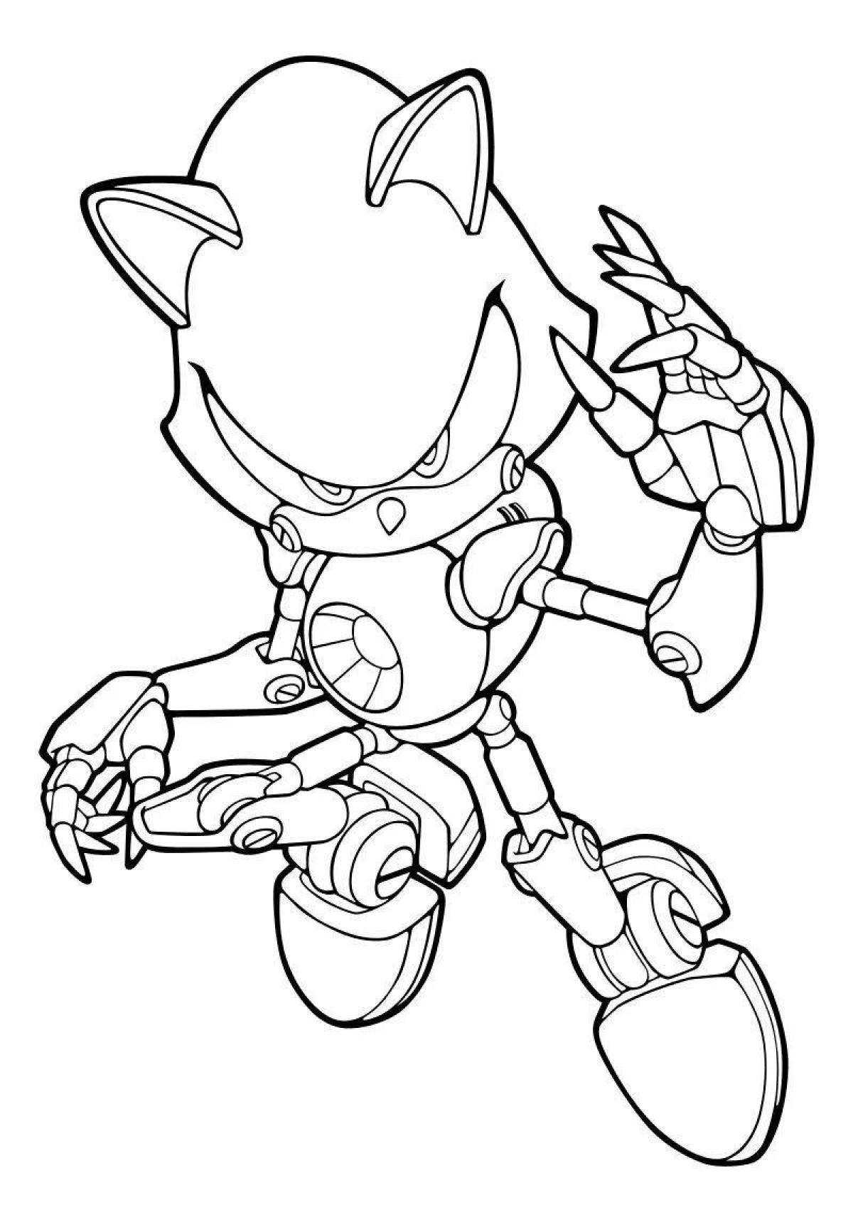 Fancy coloring sonic igzy