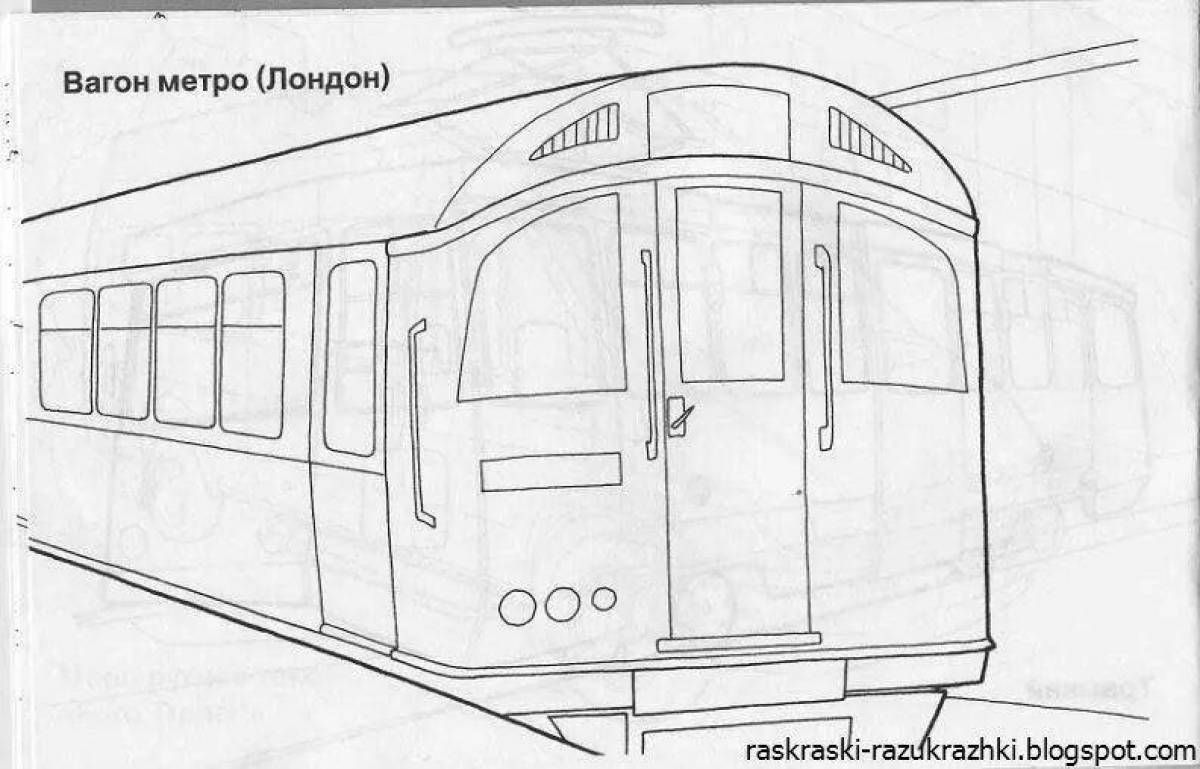 Elegant coloring of the Moscow metro