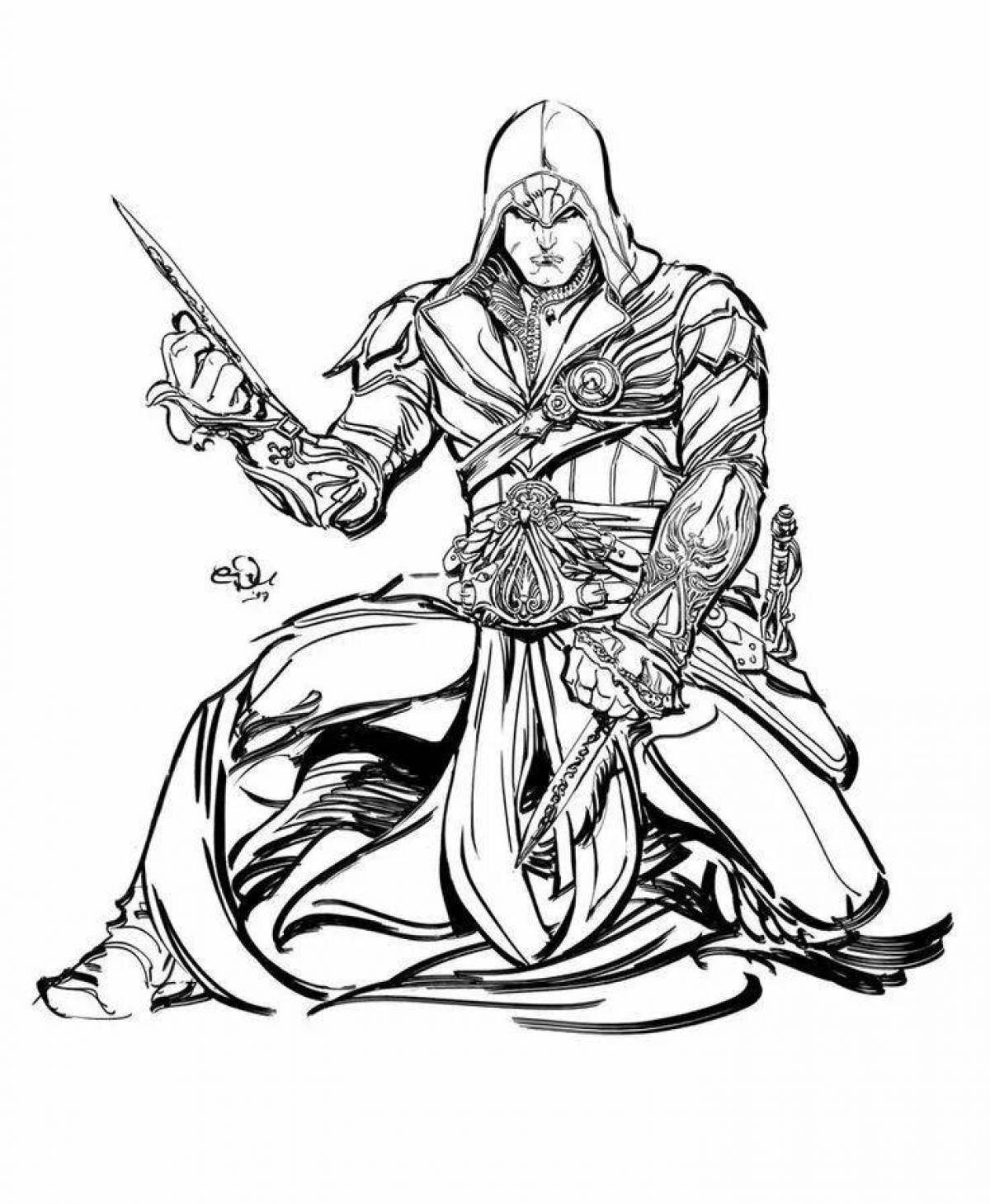 Assassincreed amazing coloring book