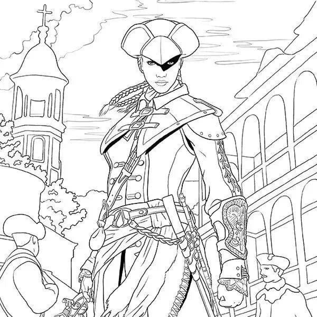 Assassincreed art coloring