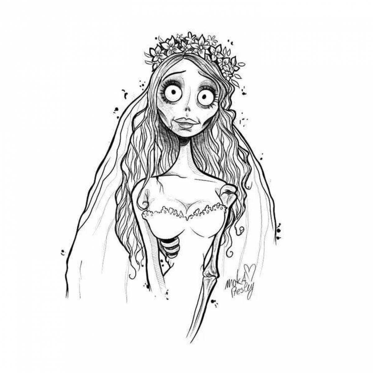 Corrupt Bride coloring page