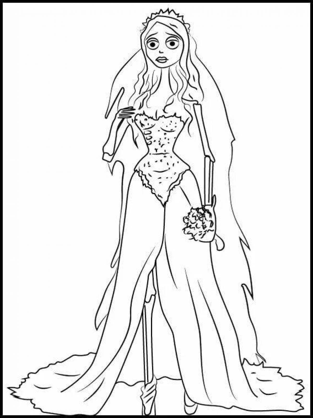 Impossible corpse bride coloring book