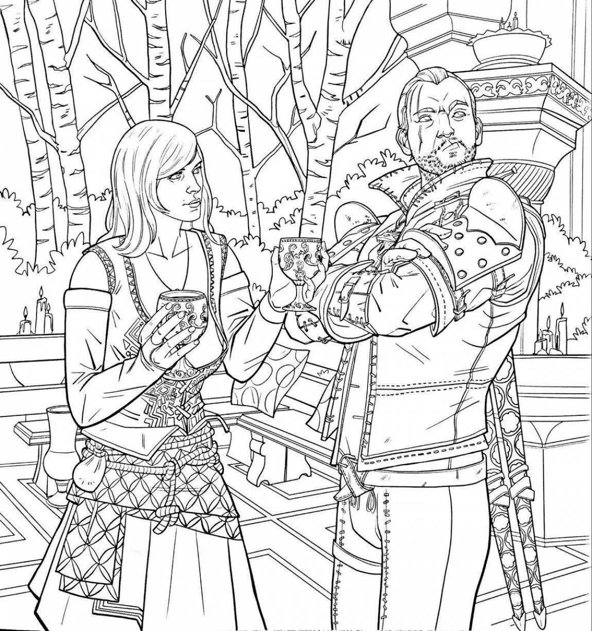 Witcher 3 great coloring book