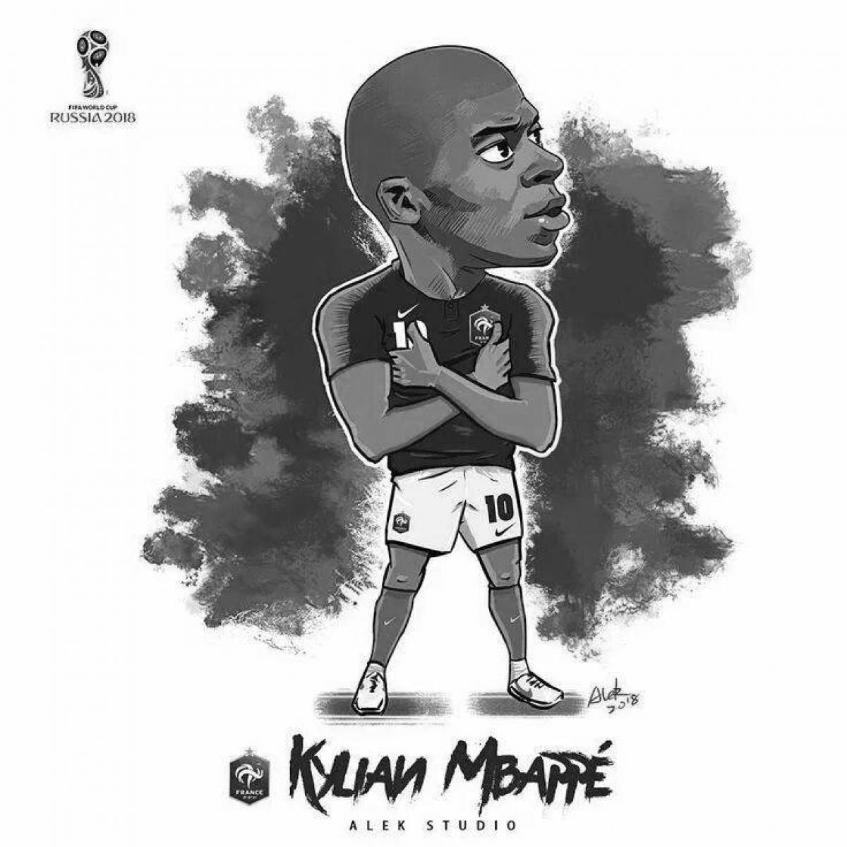 Dazzling logo psg coloring page