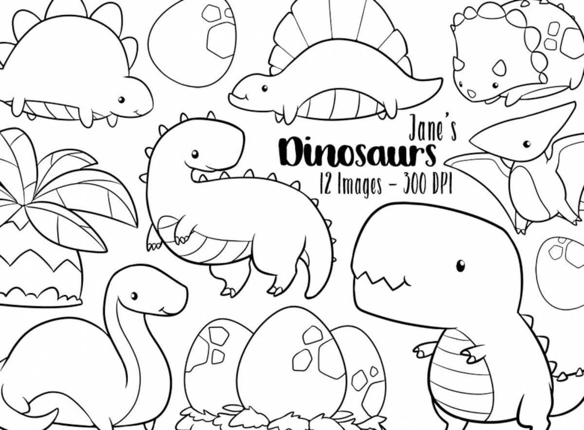 Dinosaur coloring pages