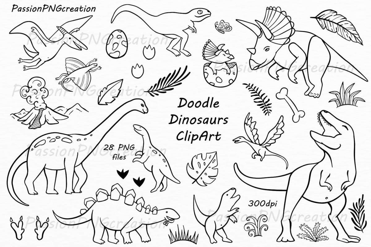 Динозавры много #1