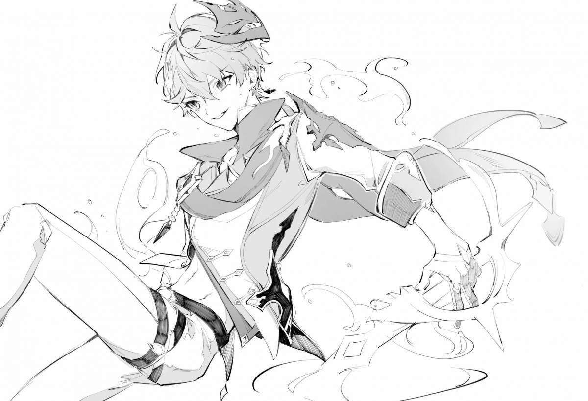 Joon li's playful coloring page