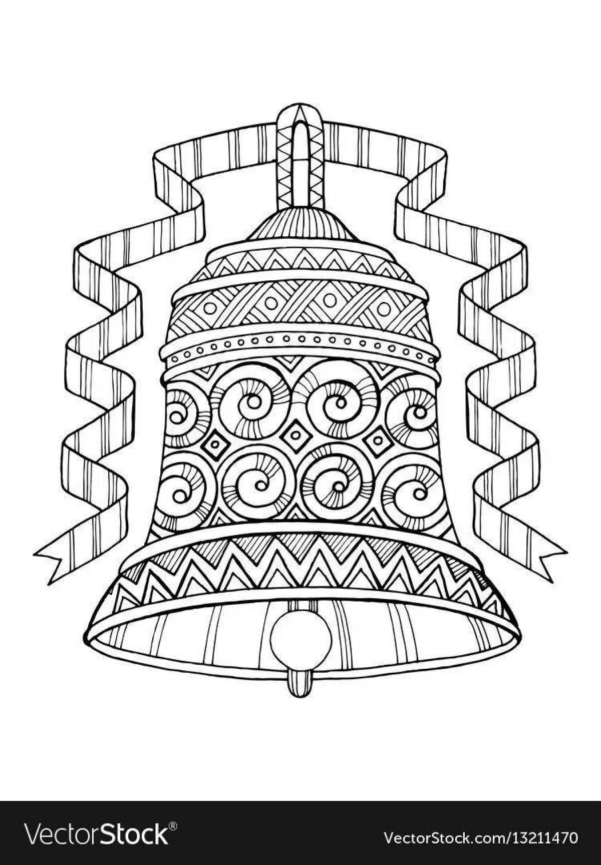Раскраска монументальный царь-колокол