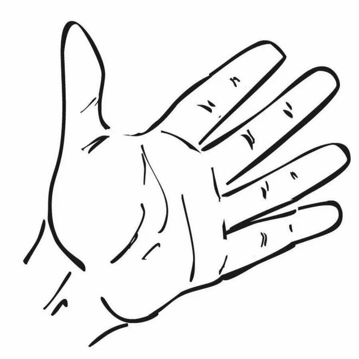 Magic wrist coloring page