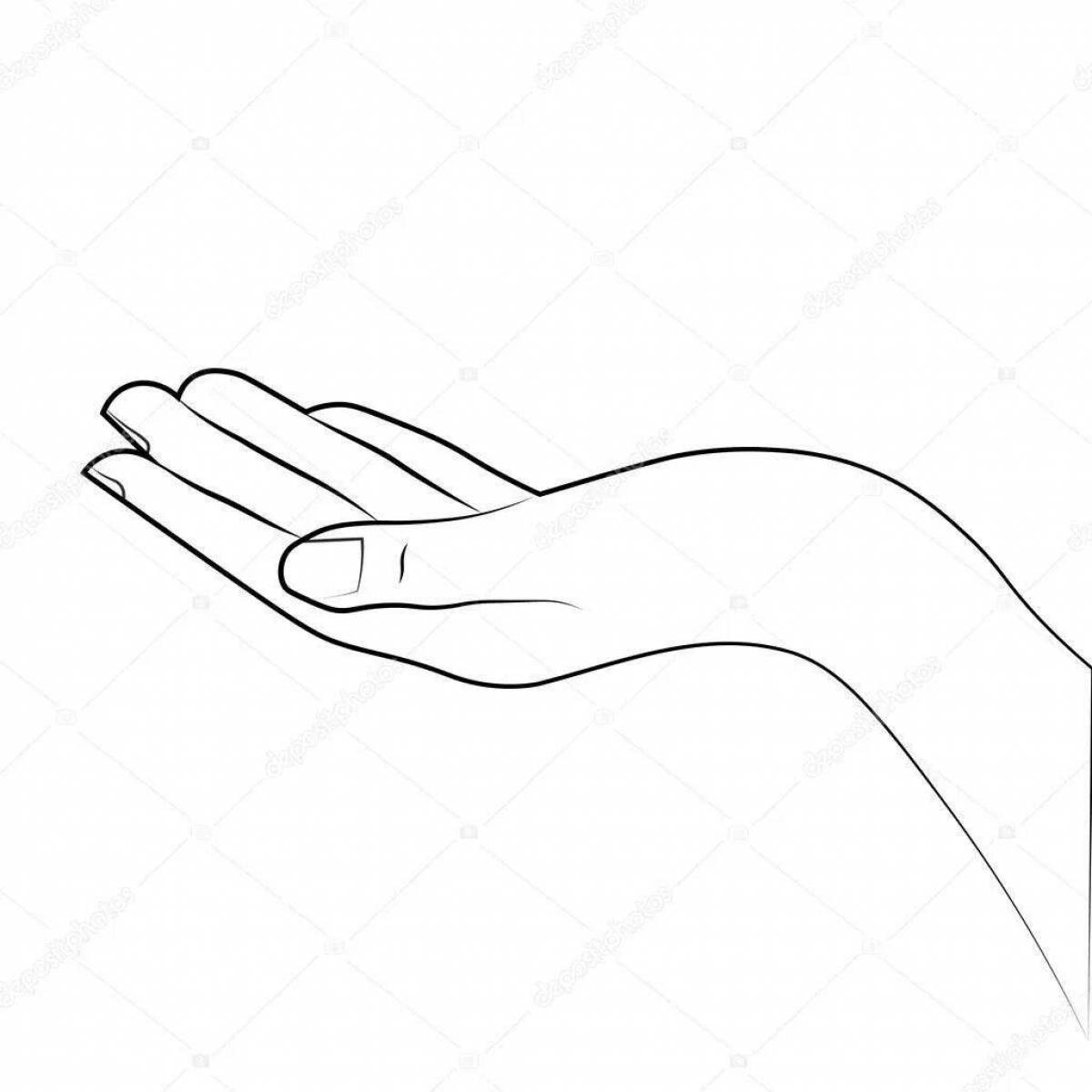 Dazzling Wrist Coloring Page